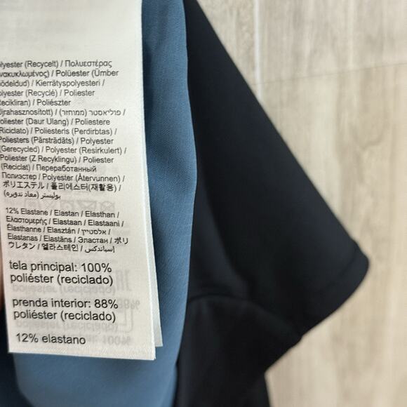 On Cloud Trail Shorts Womens XL Storm Teal Green Black Lined 4.5” Inseam Running - Picture 14 of 14